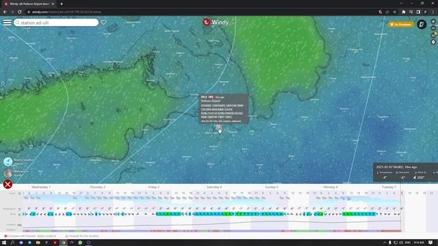 WIndy.com / METAR с расшифровкой, NOTAMS, ветра на эшелоне, множество функций смотреть онлайн