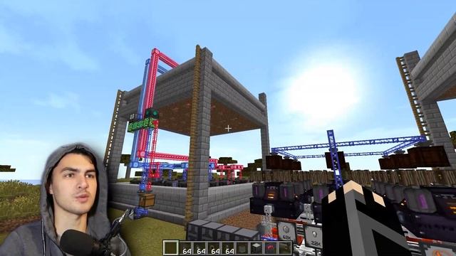 Бесконечная ферма железа 115000 Железа в час в майнкрафт на проекте FDWorlds #25 смотреть онлайн