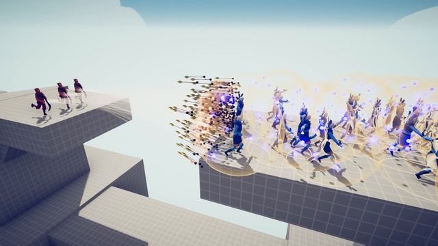 BOMB ARCHERS GODS vs ARMY OF UNITS | TABS - Totally Accurate Battle Simulator смотреть онлайн