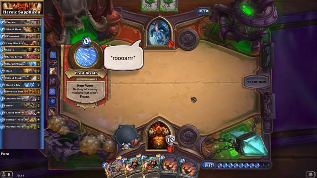 How to beat Heroic Sapphiron incl. Decklist | Hearthstone | Curse of Naxxramas смотреть онлайн
