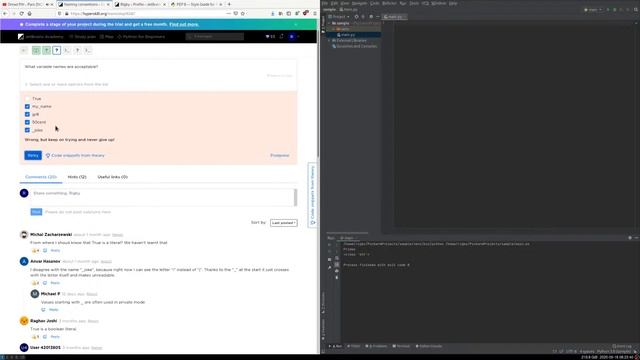 learning python with jetbrains academy смотреть онлайн