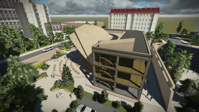 Limion 3d + SketchUp - School of Music смотреть онлайн
