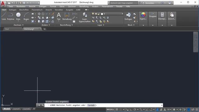 AUTOCAD 2D - ganz Einfach (4) - Linie смотреть онлайн