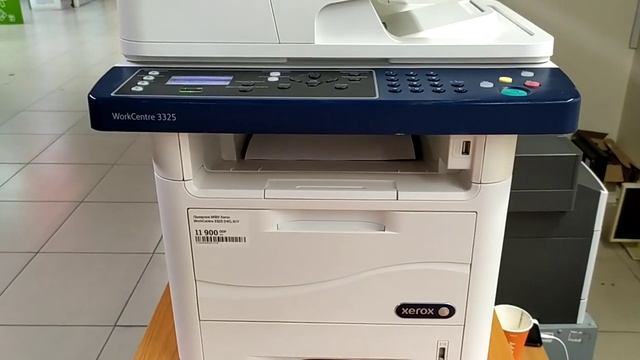 Teст МФУ Xerox Work Centre 3325 с Wi-Fi смотреть онлайн