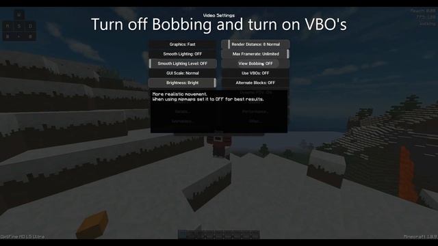 Minecraft FPS Settings 1.8.9 Optifine (Using Salwyrr Client) смотреть онлайн