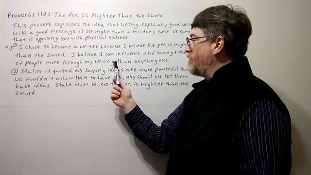 Tutor Nick P Proverbs 12 The Pen is Mightier Than the Sword смотреть онлайн
