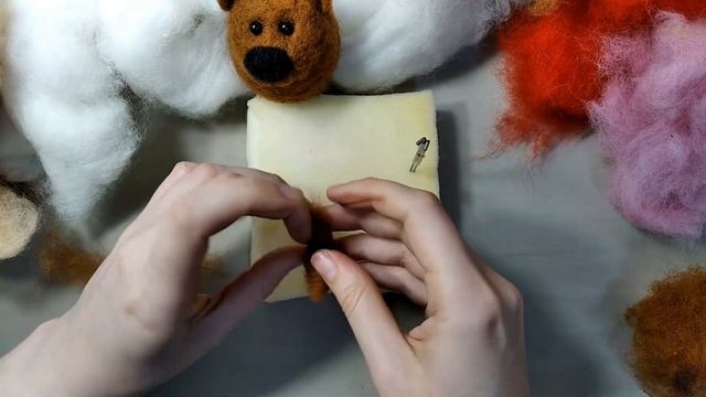 Валяние из шерсти. Как свалять медвежонка из шерсти. смотреть онлайн