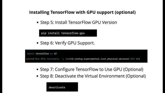 1.4 Installing TensorFlow: Installation and Setup смотреть онлайн