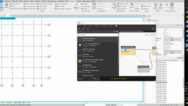 Grid 3D to 2D Revit Dynamo смотреть онлайн