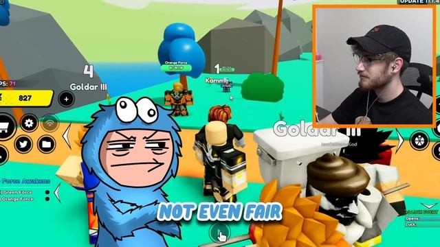 BECOMING THE STRONGEST ANIME CHARACTERS IN ROBLOX смотреть онлайн