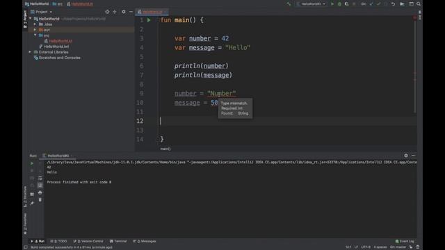 Kotlin tutorial - Variables in Kotlin ( 05 ) смотреть онлайн