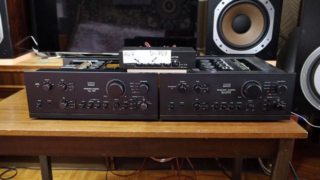 Сравнение усилителей Sansui AU-707 и AU-D707. Есть ли разница? смотреть онлайн