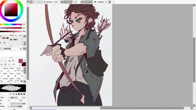 Рассказываю про The last of us от HBO // speedpaint // обзор смотреть онлайн