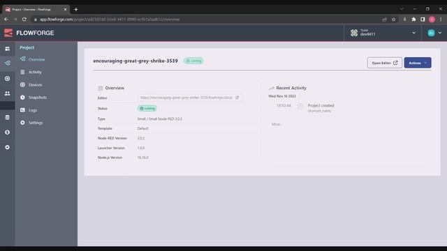 Flowforge - Create a Node-RED Instance смотреть онлайн
