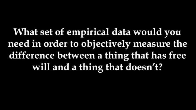 No, Really. What is Free Will? смотреть онлайн