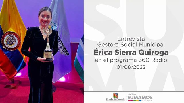 Participación de Érica Sierra Gestora Social del municipio de Envigado en 360 Radio (13) смотреть онлайн