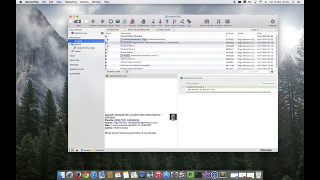 Git con SourceTree #6 Git flow Incorporar ramas смотреть онлайн
