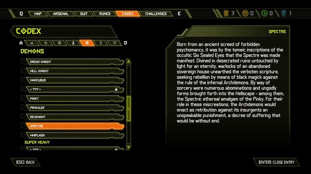 Doom Eternal Super Gore Nest Codex Entries смотреть онлайн