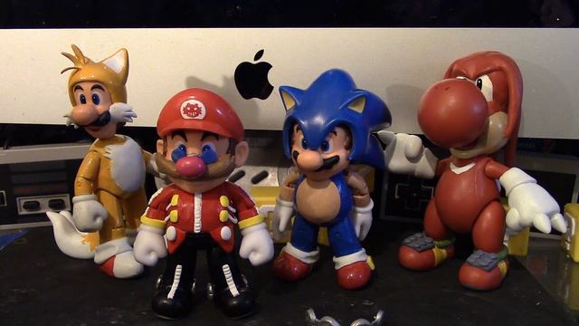 Super Mario Eggman (CUSTOM!!) Sonic toys world of nintendo toys смотреть онлайн