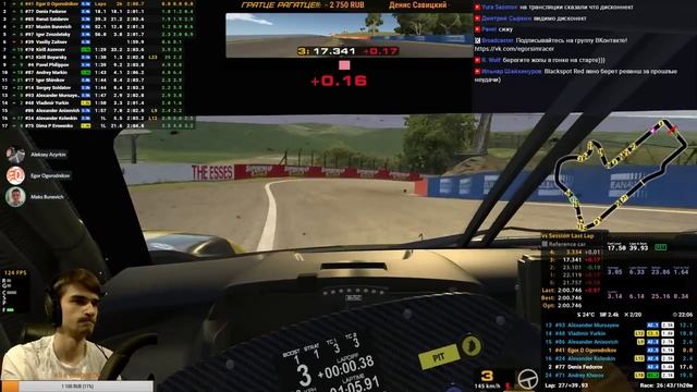 5 Этап ORSRL GTE Championship19- Mount Panorama. Встречаем рассвет