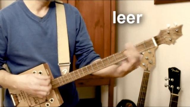"bad moon rising" one-Finger-Chords on Cigarbox Guitar смотреть онлайн