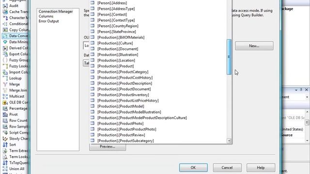Creating Basic Package With SSIS