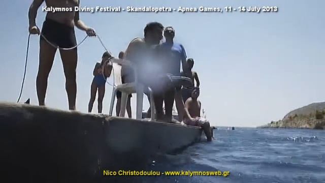 Kalymnos Diving Festival Skandalopetra - Apnea Games 2013 смотреть онлайн