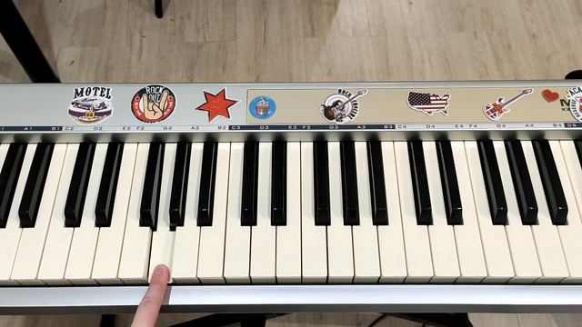 Обучалка Amirchik ЭТА ЛЮБОВЬ #easypiano #обучениепианино  #обучалканапианино #пианино