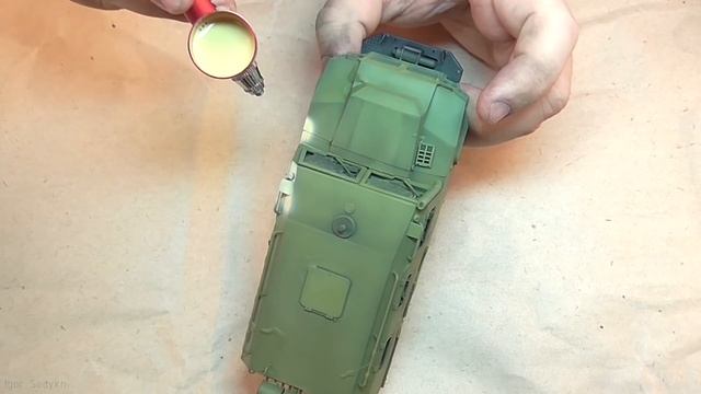 Тестовая сборка и окраска ГАЗ Тигр, "Звезда", 1/35. Test build and painting of GAZ Tiger, Zvezda смотреть онлайн
