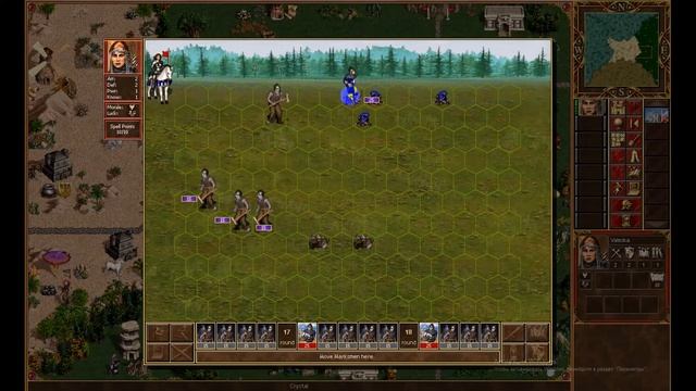 Homm 3. Новый гайд по взятию погоста за Валеску с 3 единичками 1.6.1/ New Castle Graveyard Guide