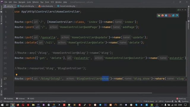Laravel Basic Dersleri: 06 - Route Yapısı: 3 смотреть онлайн
