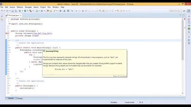 Internacionalizacion de una aplicacion eclipse java de forma manual смотреть онлайн