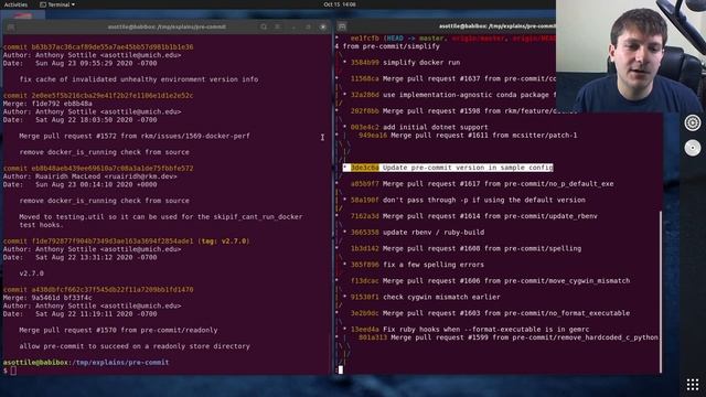 git: visualizing main line commits (intermediate) anthony explains #120 смотреть онлайн