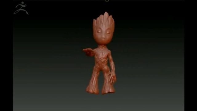 Zbrush 4R7 обзор модель Енот Ракета смотреть онлайн