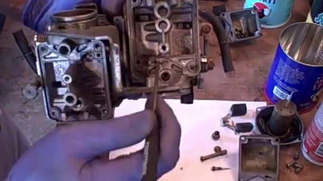 XV750 carb cleaning part2 смотреть онлайн