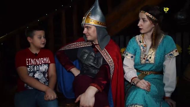 Алёша Попович подворье Ярославль. Новогодний праздник. Богатырь из былины. смотреть онлайн