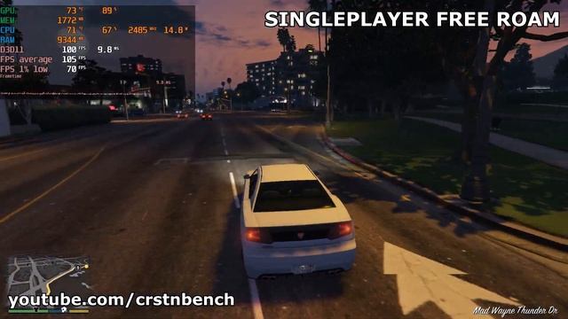 Intel Core I7-1165G7 \ Nvidia GeForce MX450 \ GTA V Off And Online - Mix Of Normal And High Setting