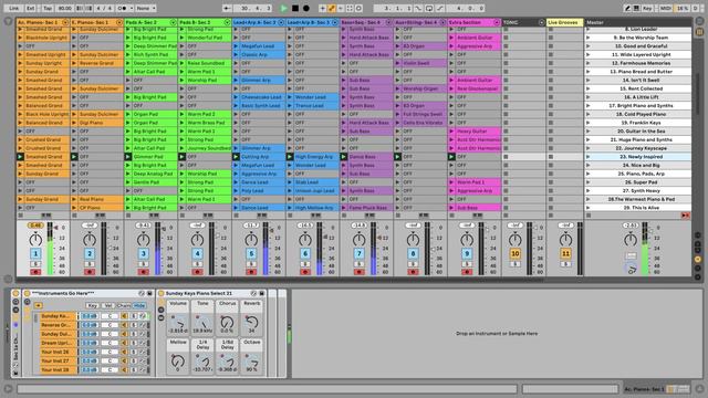 Ableton Live Modern Arps, Synth Bass, & Leads Demo - Sunday Keys for Ableton 2021 смотреть онлайн