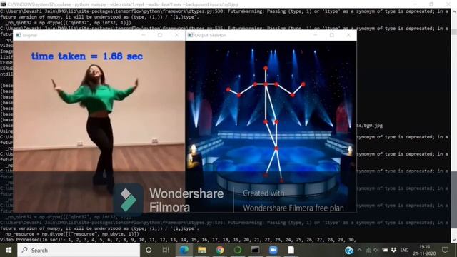 Dancing AI on Aankh Maare Song. #creativity #ai #python #dance #aankhmaare смотреть онлайн