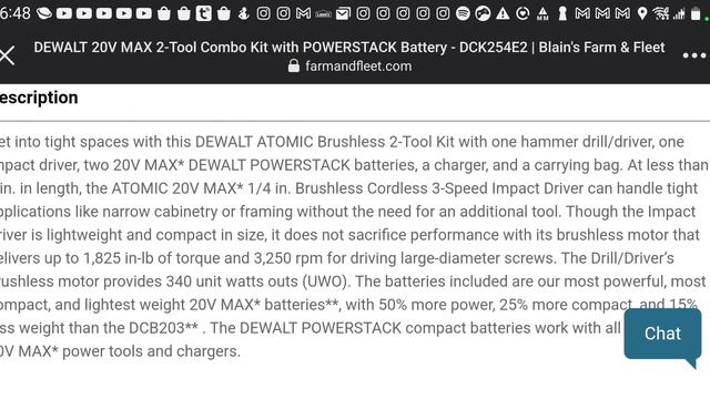 ? Dewalt 2 tool Combo W/Powerstack Batteries ? Deal смотреть онлайн