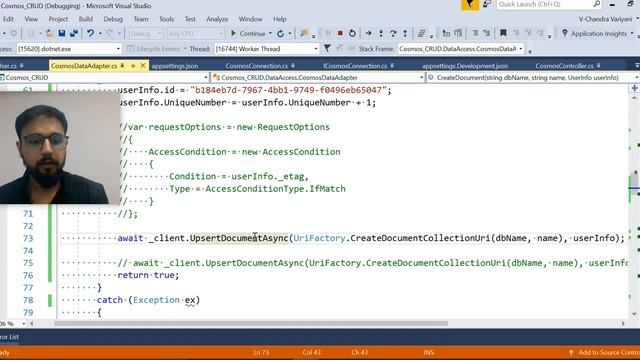 eTag in Cosmos Db - How to solve concurrency with practical example : Part 5 смотреть онлайн