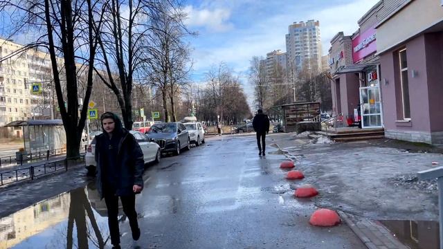 Walking in St Petersburg №80 проспект Науки смотреть онлайн