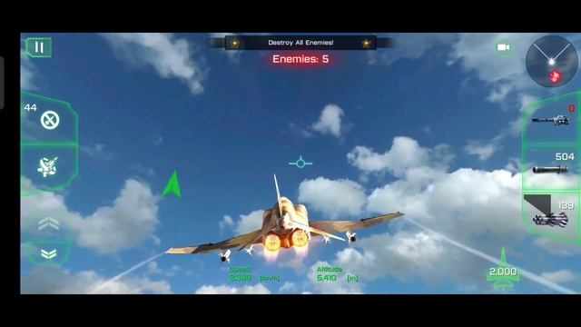 ACE Fighter - Gameplay Walkthrough Level 2,3,4 смотреть онлайн