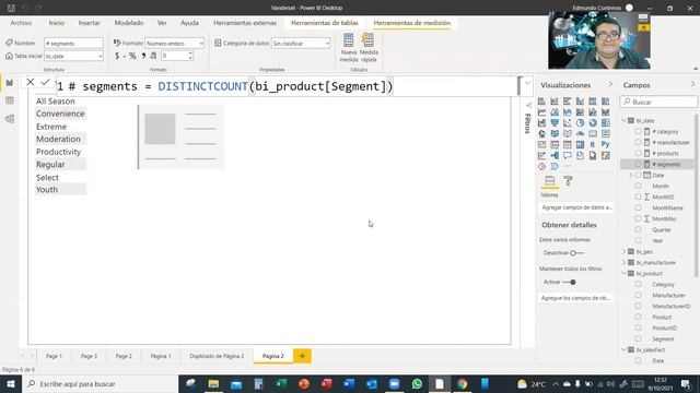 Funcion distinctcount en Power BI смотреть онлайн