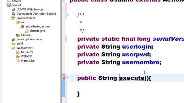 DESARROLLO WEB JAVA - Sesion 1 : Struts2 - Introduccion смотреть онлайн