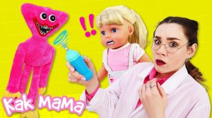 Киси Миси у стоматолога – Игры с Беби Бон Как Мама – Видео про игрушки для детей