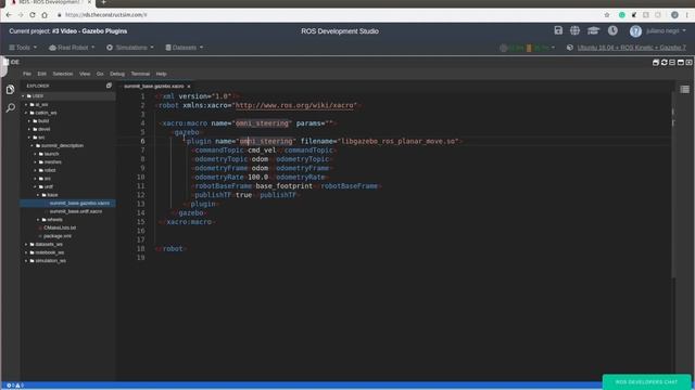 [Robot Modeling] Using Gazebo Plugins to Simulate & Control Mecanum Wheels Robot - Ep.3 смотреть онлайн