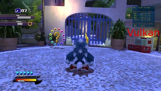 Sonic Unleashed (RUS) - RPCS3 0.0.11 Vulkan Test смотреть онлайн