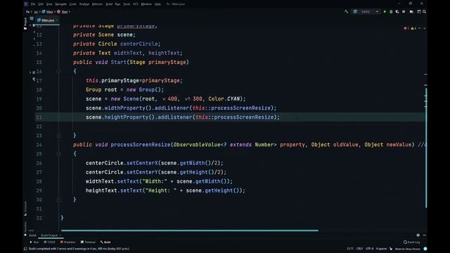 JavaFx-ChangeListener смотреть онлайн