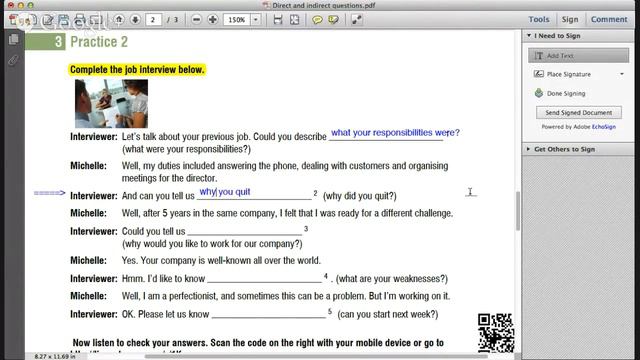Direct and Indirect Questions смотреть онлайн